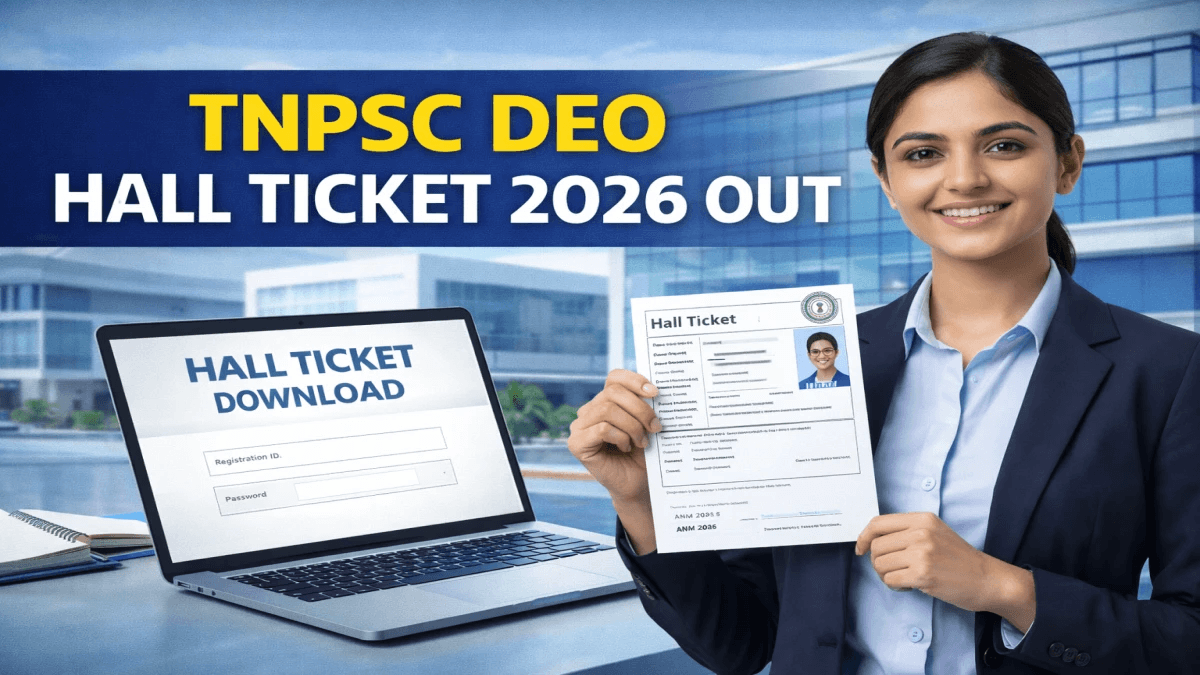 TNPSC DEO Hall Ticket 2026
