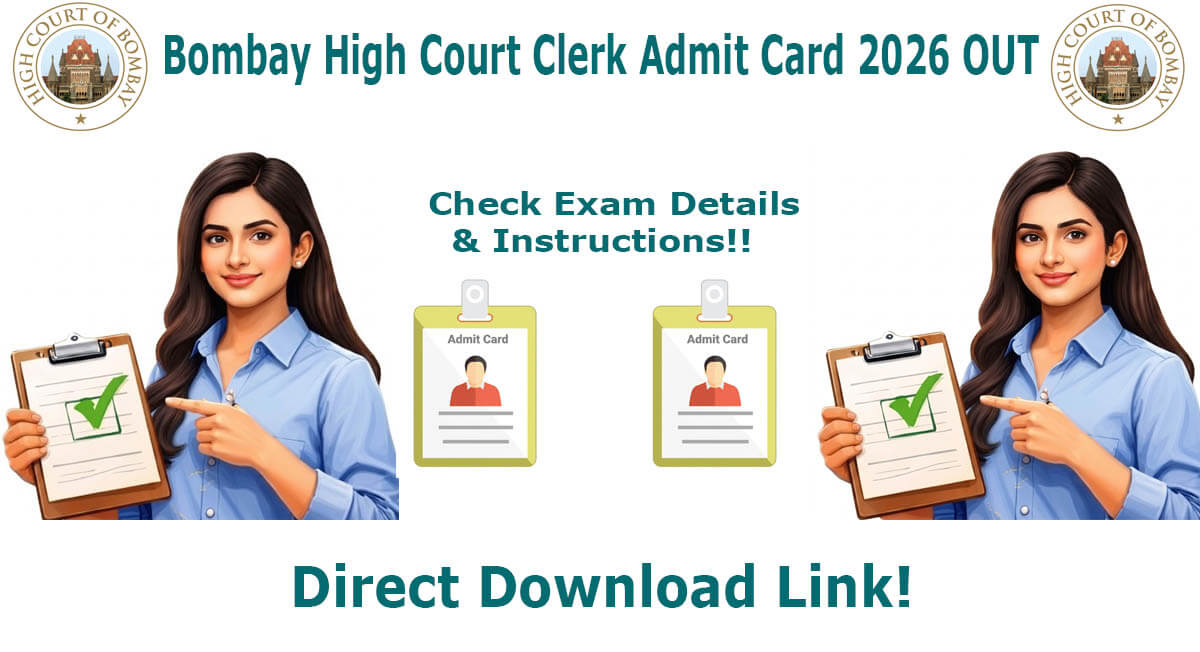 Bombay High Court Clerk Admit Card 2026