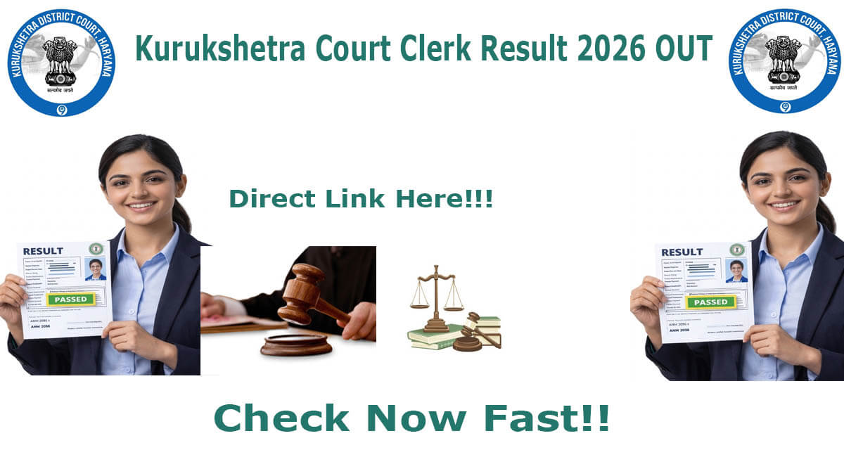 Kurukshetra Court Clerk Result 2026