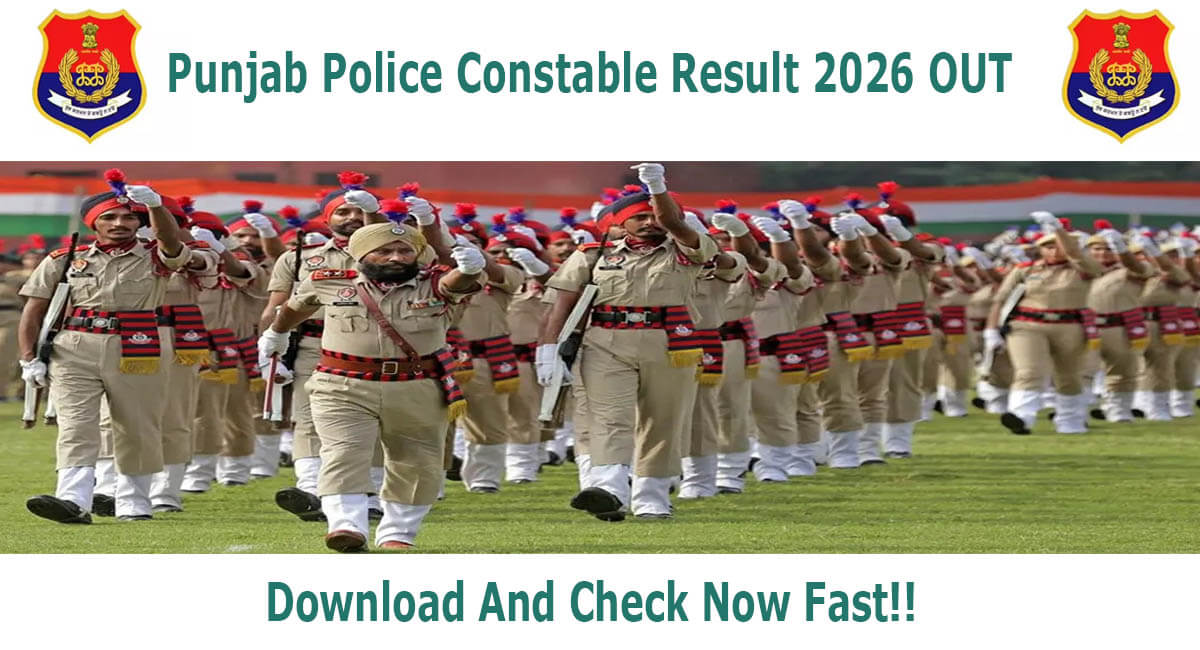 Punjab Police Constable Final Result 2025-26