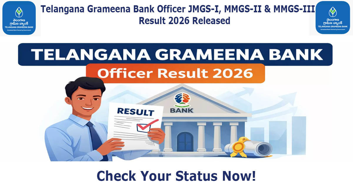 Telangana Grameena Bank Officer Result 2026